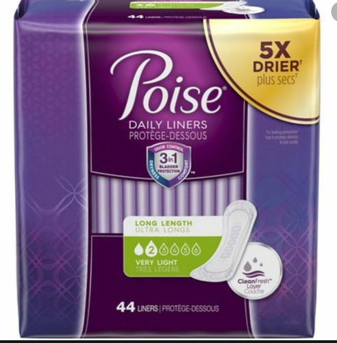 Poise female incontinent pad - poise,